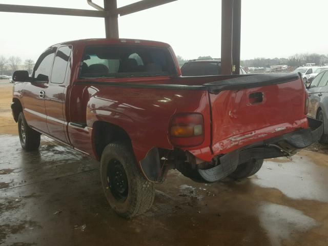 1GCEK19T23Z308077 - 2003 CHEVROLET SILVERADO RED photo 3