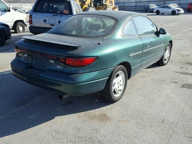 3FAKP1137XR131624 - 1999 FORD ESCORT ZX2 GREEN photo 4