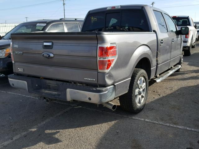 1FTFW1CF4EKG04208 - 2014 FORD F150 SUPER GRAY photo 4