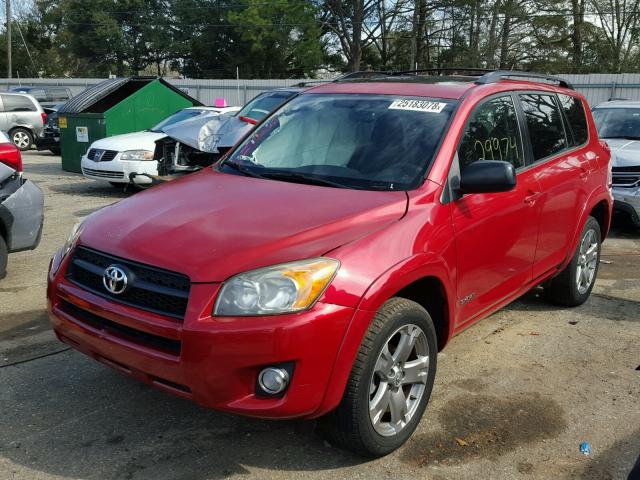 JTMZF32V89D005209 - 2009 TOYOTA RAV4 SPORT RED photo 2