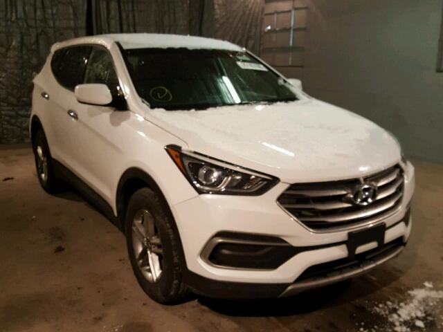 5NMZTDLB2JH065971 - 2018 HYUNDAI SANTA FE S WHITE photo 1