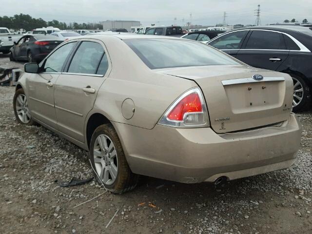 3FAHP08107R119775 - 2007 FORD FUSION SEL GOLD photo 3