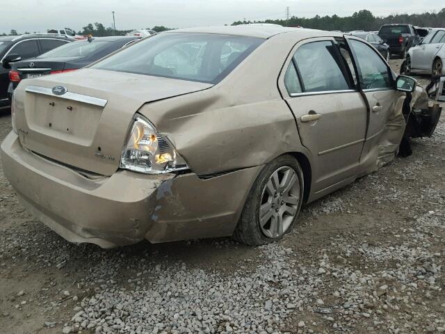 3FAHP08107R119775 - 2007 FORD FUSION SEL GOLD photo 4