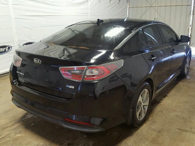 KNAGM4ADXF5082534 - 2015 KIA OPTIMA HYB BLACK photo 4