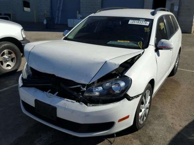 3VWPP7AJ8DM649104 - 2013 VOLKSWAGEN JETTA S WHITE photo 2