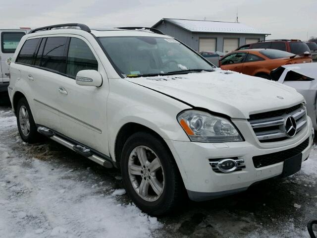 4JGBF71E97A128991 - 2007 MERCEDES-BENZ GL 450 4MA WHITE photo 1