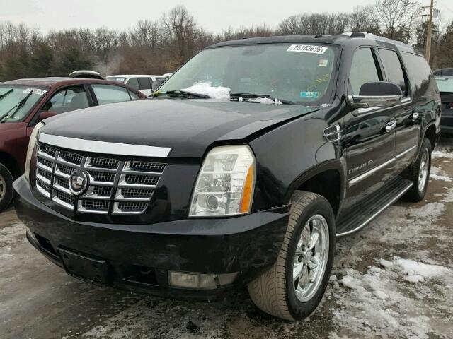 1GYFK66837R296605 - 2007 CADILLAC ESCALADE E BLACK photo 2