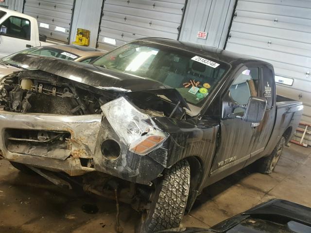 1N6BA06B66N512031 - 2006 NISSAN TITAN XE BLACK photo 2