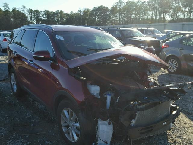 5XYPG4A55HG215357 - 2017 KIA SORENTO LX BURGUNDY photo 1