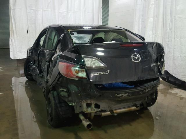 JM1BL1SG4A1274734 - 2010 MAZDA 3 I BLACK photo 3