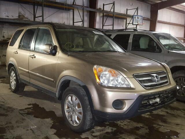 JHLRD789X6C047845 - 2006 HONDA CR-V SE TAN photo 1