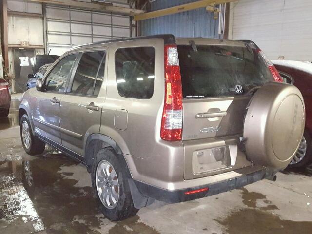 JHLRD789X6C047845 - 2006 HONDA CR-V SE TAN photo 3