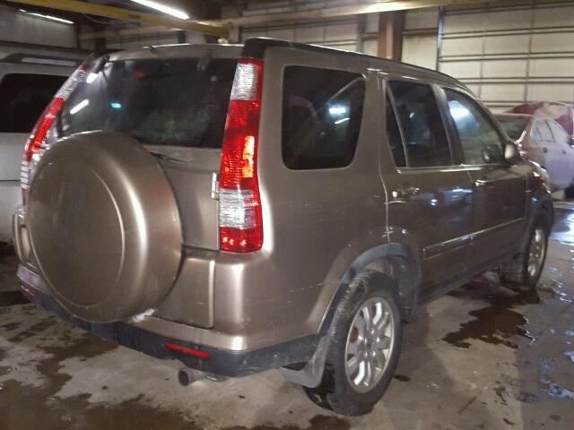 JHLRD789X6C047845 - 2006 HONDA CR-V SE TAN photo 4