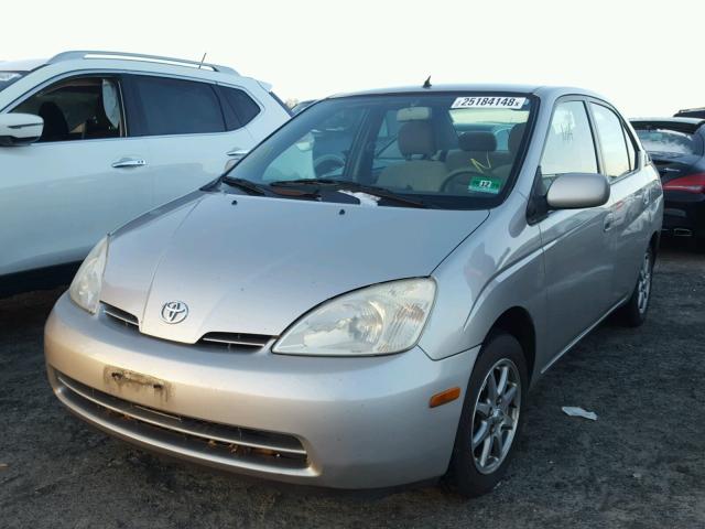 JT2BK18U230077529 - 2003 TOYOTA PRIUS SILVER photo 2