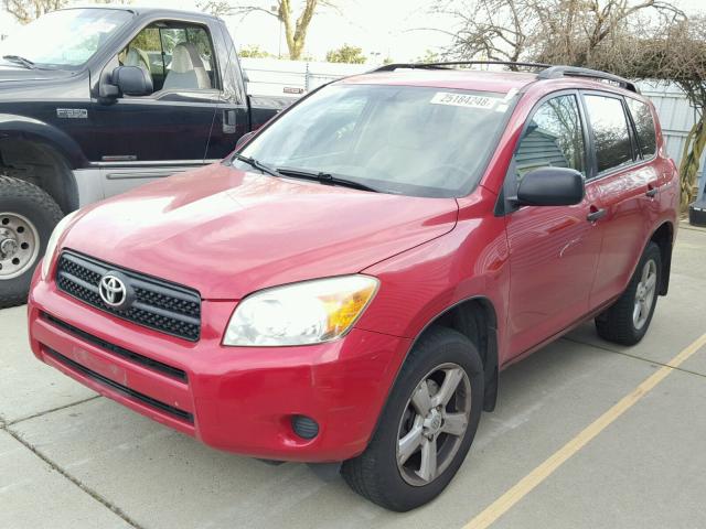 JTMBD35V175120065 - 2007 TOYOTA RAV4 RED photo 2