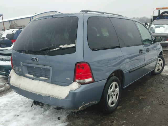 2FMZA51614BA64407 - 2004 FORD FREESTAR S BLUE photo 4