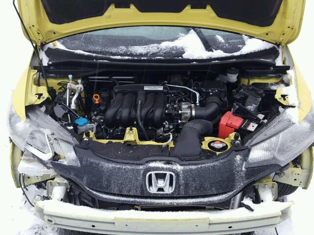 JHMGK5H52GX022782 - 2016 HONDA FIT LX GREEN photo 7