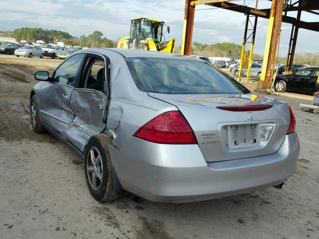 3HGCM56476G705795 - 2006 HONDA ACCORD LX SILVER photo 3