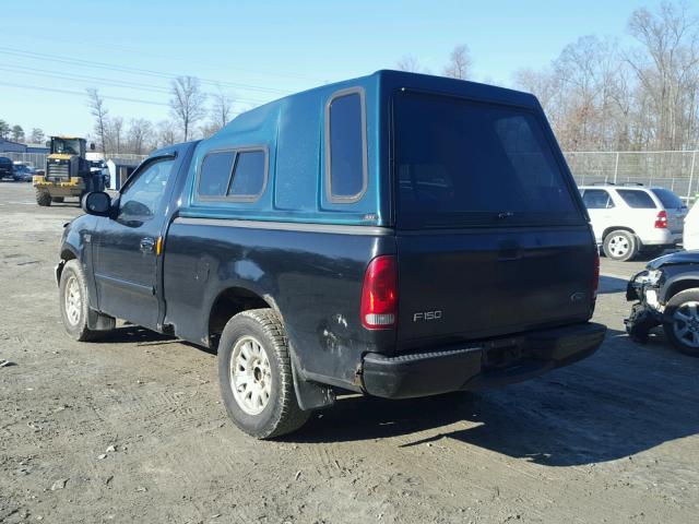 1FTRF17222NB65847 - 2002 FORD F150 BLUE photo 3