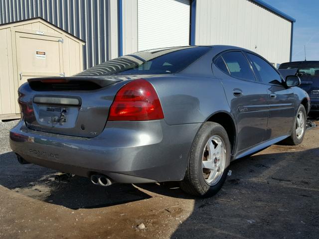 2G2WP522741311103 - 2004 PONTIAC GRAND PRIX GRAY photo 4