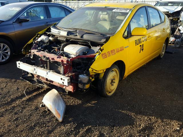 JTDKB20U177633688 - 2007 TOYOTA PRIUS YELLOW photo 2