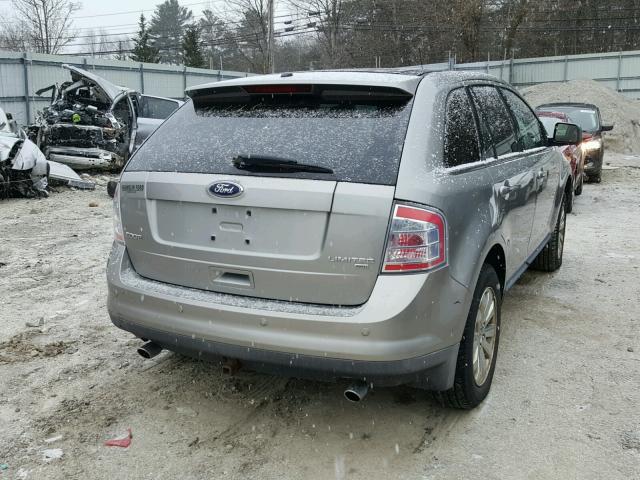 2FMDK49C48BB39666 - 2008 FORD EDGE LIMIT SILVER photo 4