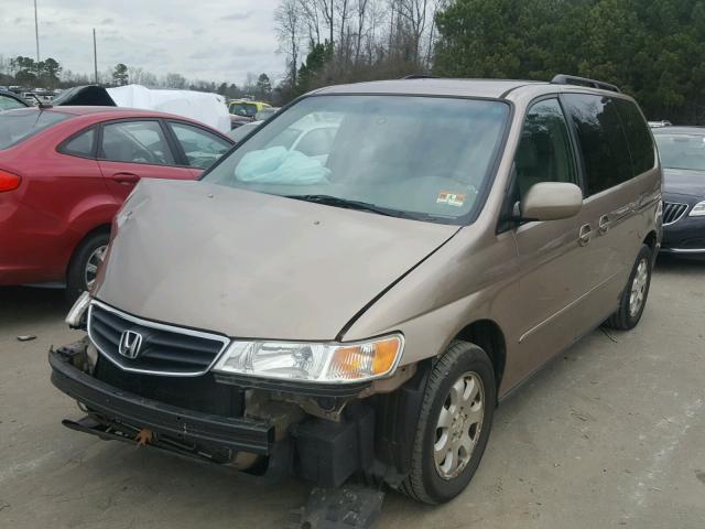 5FNRL18033B104139 - 2003 HONDA ODYSSEY EX TAN photo 2