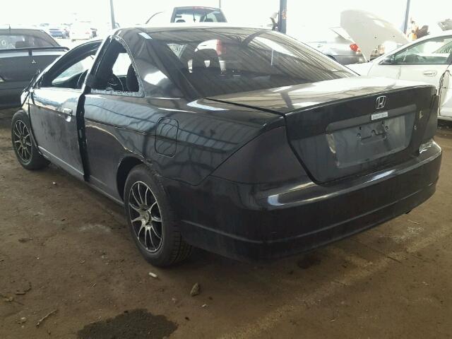 1HGEM21942L072115 - 2002 HONDA CIVIC EX BLACK photo 3