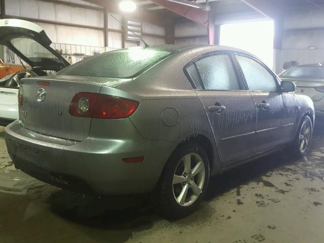 JM1BK12F651232484 - 2005 MAZDA 3 I GRAY photo 4