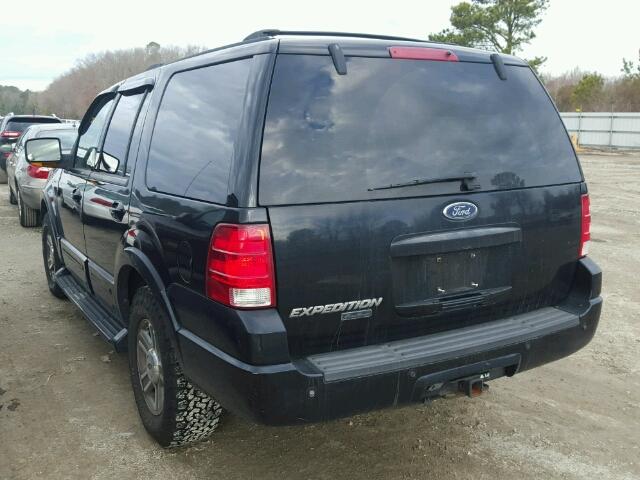 1FMFU18L44LB13453 - 2004 FORD EXPEDITION BLACK photo 3