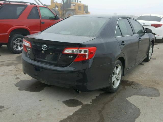 4T1BF1FKXEU467914 - 2014 TOYOTA CAMRY L BLACK photo 4