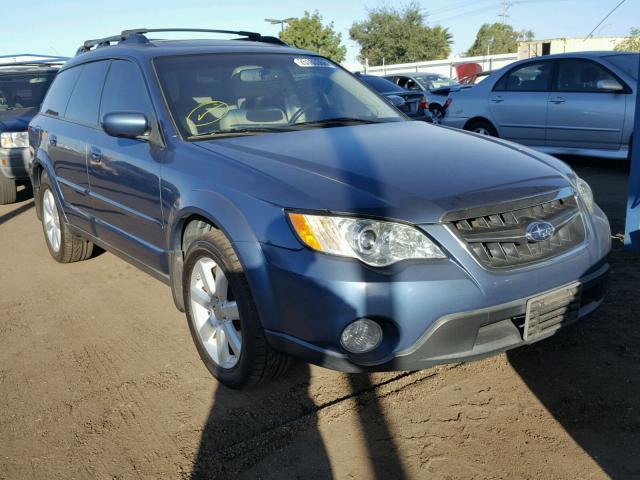 4S4BP62C887305159 - 2008 SUBARU OUTBACK 2. BLUE photo 1