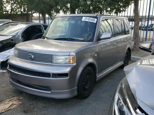 JTLKT334850212155 - 2005 TOYOTA SCION XB GRAY photo 2