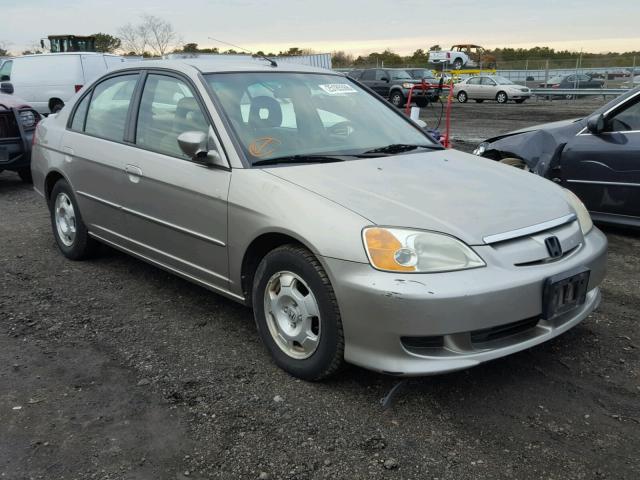 JHMES96693S028533 - 2003 HONDA CIVIC HYBR TAN photo 1