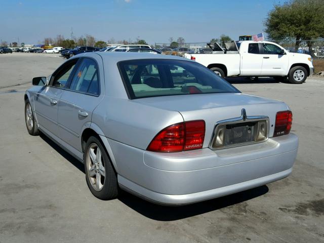 1LNHM87A51Y636142 - 2001 LINCOLN LS SILVER photo 3