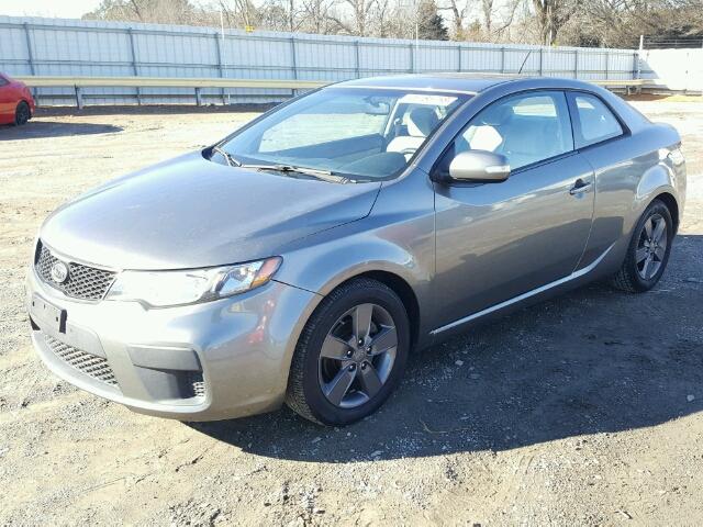 KNAFU6A28A5127050 - 2010 KIA FORTE EX GRAY photo 2