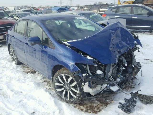 19XFB2F96FE037866 - 2015 HONDA CIVIC EXL 蓝色 照片 1