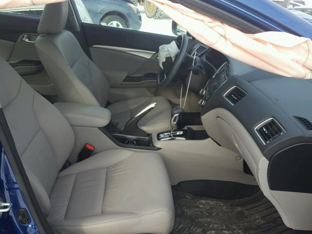 19XFB2F96FE037866 - 2015 HONDA CIVIC EXL 蓝色 照片 5
