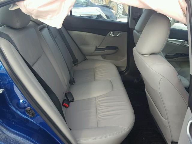 19XFB2F96FE037866 - 2015 HONDA CIVIC EXL 蓝色 照片 6
