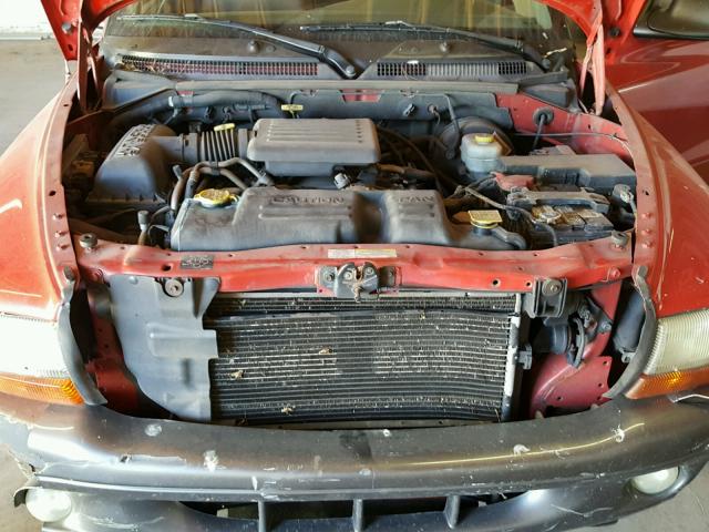 1B4HS38N42F123201 - 2002 DODGE DURANGO RED photo 7