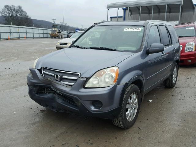 JHLRD78976C026029 - 2006 HONDA CR-V SE GRAY photo 2