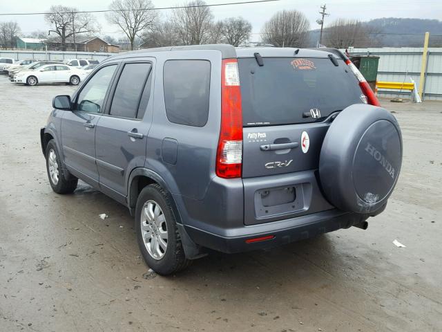 JHLRD78976C026029 - 2006 HONDA CR-V SE GRAY photo 3