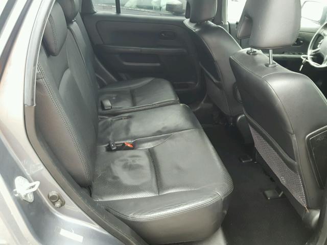 JHLRD78976C026029 - 2006 HONDA CR-V SE GRAY photo 6