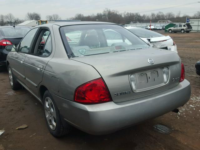 3N1CB51D06L618973 - 2006 NISSAN SENTRA 1.8 BEIGE photo 3