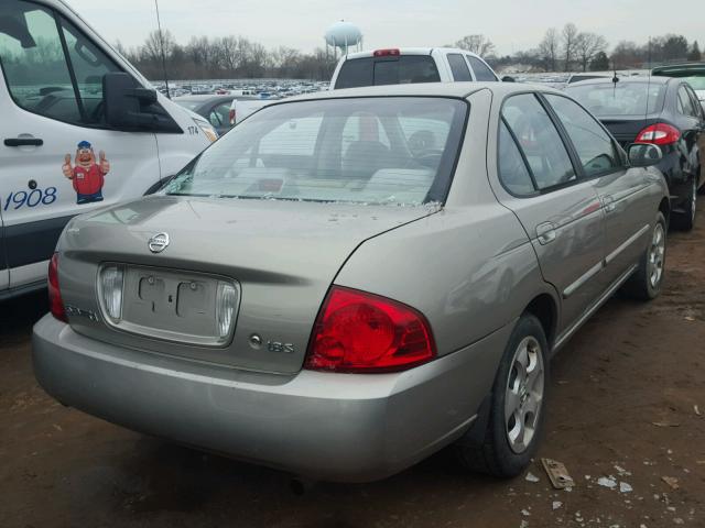 3N1CB51D06L618973 - 2006 NISSAN SENTRA 1.8 BEIGE photo 4