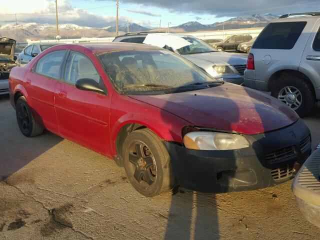 1B3EL46X42N298648 - 2002 DODGE STRATUS SE RED photo 1