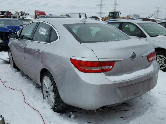 1G4PR5SK8E4195907 - 2014 BUICK VERANO CON SILVER photo 3