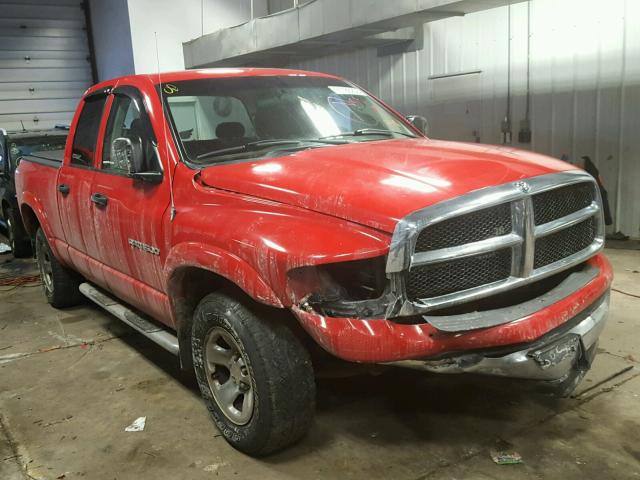 1D7HU18N95J599128 - 2005 DODGE RAM 1500 S RED photo 1