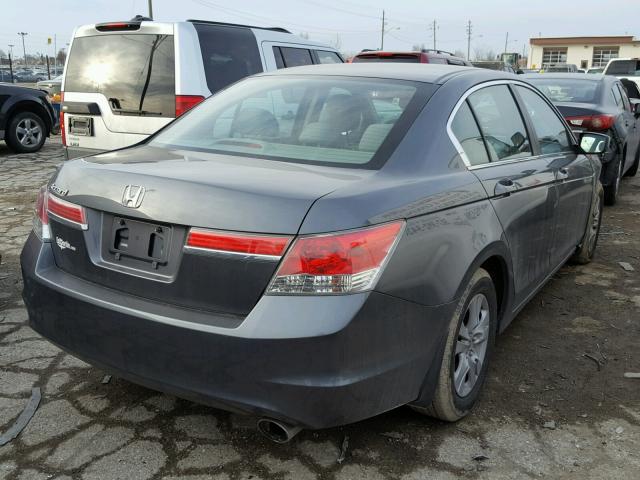 1HGCP2F4XCA018326 - 2012 HONDA ACCORD LXP GRAY photo 4