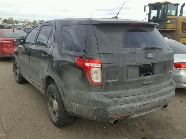 1FM5K8AT9EGB38069 - 2014 FORD EXPLORER P BLACK photo 3